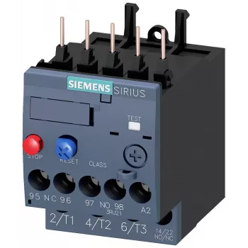SIEMENS SIRIUS 3RU21 terminen ylikuormitussuoja 1,8-2,5A S00 ruuviliittimet 3RU21161CB0