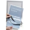 DURABLE DURAFRAME A6 itseliimautuva infokehys, hopea, 2 kpl pakkaus