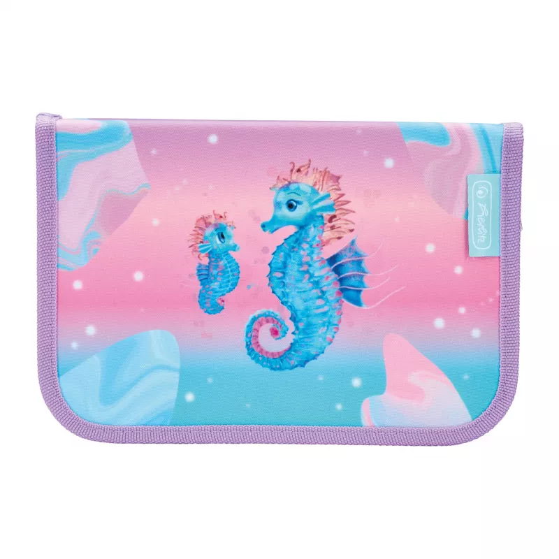 Herlitz Ocean Lights täytetty penaali, 31 osaa, polyesteri, 205 x 140 x 38 mm, 2 läppää 400197090