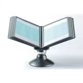 DURABLE SHERPA motion TABLE 10 referenssinäyttöjärjestelmä, 10 A4-paneelia, musta 558737