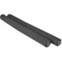 FISCHER pehmeät polkupyörän kahvat, musta, 1 pari, 125 mm, iskunvaimennus 85756
