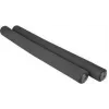 FISCHER pehmeät polkupyörän kahvat, musta, 1 pari, 125 mm, iskunvaimennus 85756