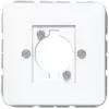 JUNG CD 568 WW peite XLR-liittimelle (P-sarja), duroplasti, sarja CD, alppivalkoinen