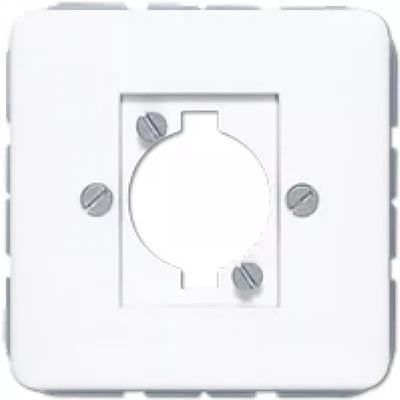 JUNG CD 568 WW peite XLR-liittimelle (P-sarja), duroplasti, sarja CD, alppivalkoinen