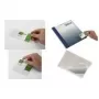 DURABLE POCKETFIX itseliimautuva tasku 90x57 mm, peukaloaukko, läpinäkyvä, 100 kpl:n pakkaus 837919