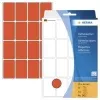 HERMA pysyvät tarrat punainen 25 x 40 mm 512 tarraa (32 arkkia x 16) 2452