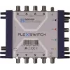 WISI FLEXSWITCH DXR0508 multiswitch 5 in 8 vastaanotin syötetty passiivisesti kaskadoitava
