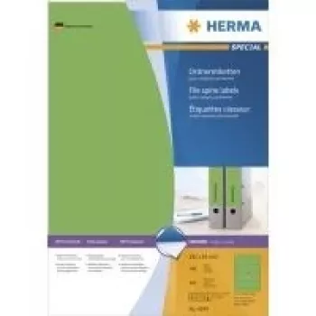 HERMA SuperPrint kansioetiketit vihreä 61 x 192 mm 400 etikettiä (100 arkkia x 4) 4299