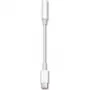 2GO 797008 USB-C - 3,5 mm äänisovitinkaapeli, 0,1 m, valkoinen