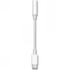 2GO 797008 USB-C - 3,5 mm äänisovitinkaapeli, 0,1 m, valkoinen
