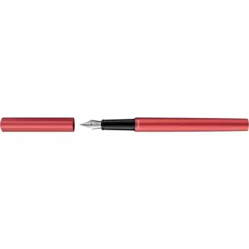 Pelikan Ineo Elements täytekynä, tulipunainen, metalli mattapinta eloksoitu, kiillotettu ruostumaton teräskärki M, 1 kpl (300009909)