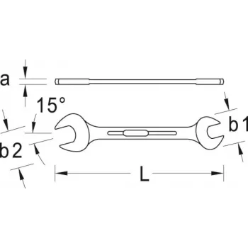 GEDORE kiintoavain 19x22 mm (6066770)
