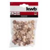kwb kartiokiinnikkeet 15 mm, valkoinen, 50 kpl 032115