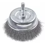 kwb teräsharja kuppi 75 mm, 0,2 mm aaltoiltu teräs, 6 mm varsi metallille ja kivelle 606310