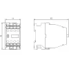 SIEMENS apukontaktori 62E 6NO+2NC AC230V 3TH4262-0A (3TH42620AP0)