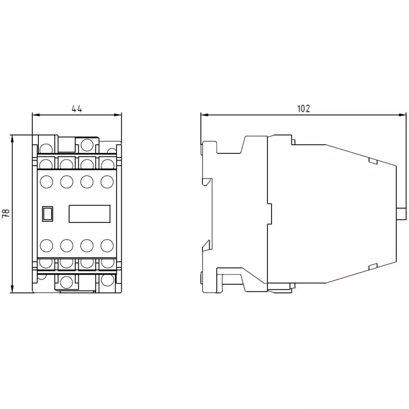 SIEMENS apukontaktori 62E 6NO+2NC AC230V 3TH4262-0A (3TH42620AP0)