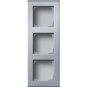 Gira E2 alumiini 3-osainen peitekehys, matta, System 55 136326