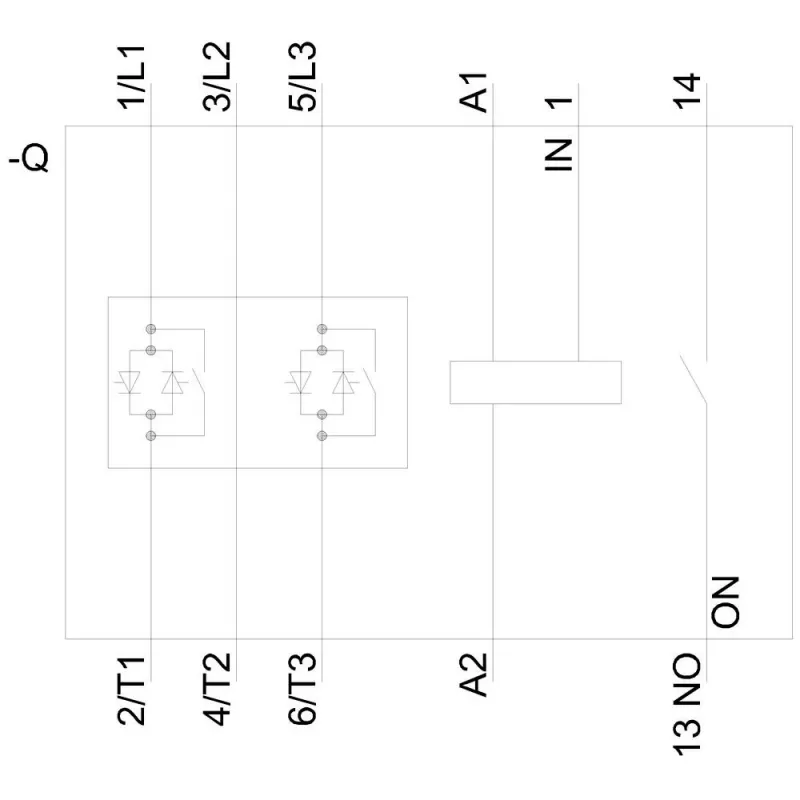 Siemens SIRIUS 3RW3017-1BB04 pehmokäynnistin, S00, 17 A, 200-480 V AC, 24 V AC/DC ohjaus
