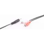 SHIVERPEAKS BASIC-S audiokaapeli, 2x RCA-pistoke - 3,5 mm jakkipistoke, 5,0 m, stereo, musta, polybag BS30832-5