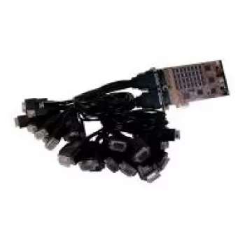 EXSYS EX-44032 PCIe 32-porttinen RS-232 Sarjakortti Octopus-kaapeleilla