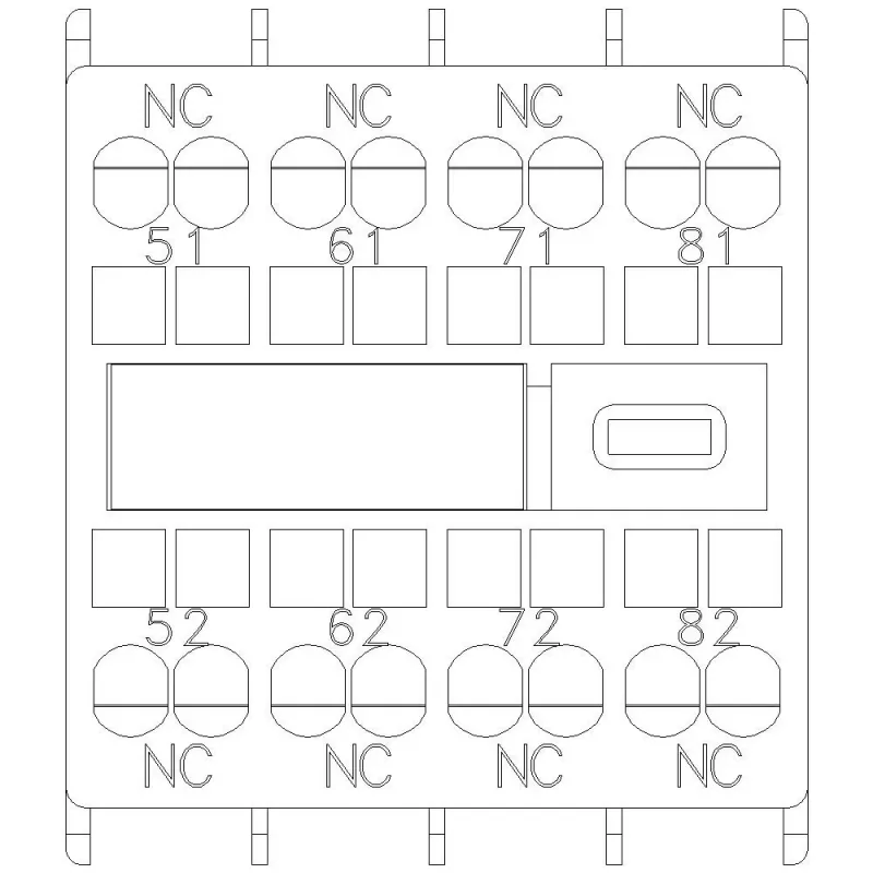 SIEMENS apukytkinlohko 40E SB10E S00 3RH2911-2G (3RH29112GA04)