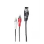 Shiverpeaks BASIC-S DIN 5-pin pistoke - 2 RCA pistoke audiokaapeli, 1,5 m, musta BS10312