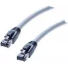 shiverpeaks BASIC-S patch-kaapeli, Cat.8, S/FTP, 15,0 m, harmaa, RJ45 - RJ45, TIA/EIA 568B BS08-400813