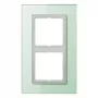 JUNG LSP 982 GLAS lasikehys 2-osainen, LS PLUS, 115 x 186 x 11 mm