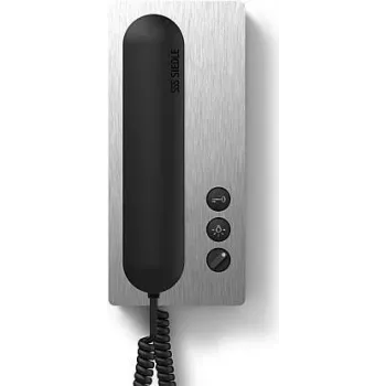 Siedle HTA 811-0 E/S ovipuhelimen luuri - musta ruostumattoman teräksen design-elementeillä 200041543-00