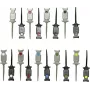 VOLTCRAFT MSO-GRIPPER mittausklipsisarja 0,64 mm pistoke CAT I 9 väriä