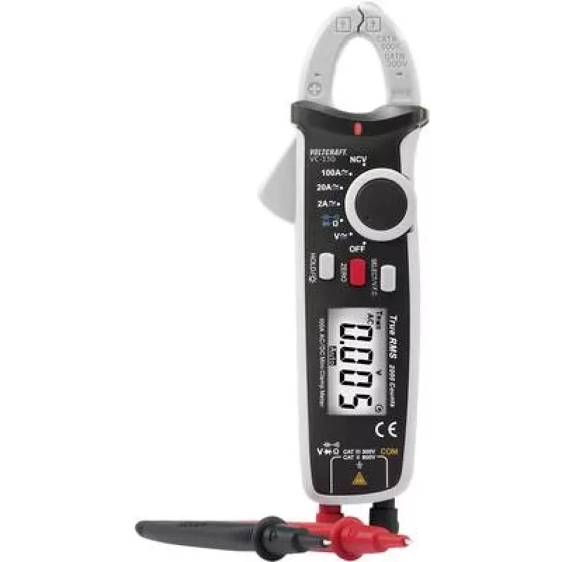 VOLTCRAFT VC-330 digitaalinen pihtimittari CAT II 600 V, CAT III 300 V, 2000 counts