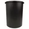 HELIT the double paperikori, soikea, 20 l, musta, PE, ilman kantta, osa 1 (H6103795)