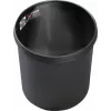 HELIT H6106495 paloa hidastava pyöreä jäteastia, 18 L, musta