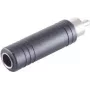 ShiverPeaks audio-adapteri, RCA-pistoke 6,3 mm mono-jakkiliittimeen, metalli, niklattu (BS57005)