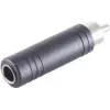 ShiverPeaks audio-adapteri, RCA-pistoke 6,3 mm mono-jakkiliittimeen, metalli, niklattu (BS57005)