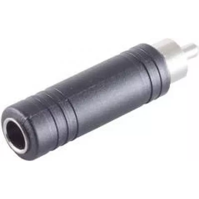 ShiverPeaks audio-adapteri, RCA-pistoke 6,3 mm mono-jakkiliittimeen, metalli, niklattu (BS57005)