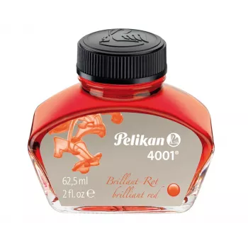 Pelikan 4001 Brilliant Red mustepullo 62,5 ml 329169