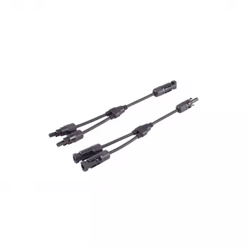 SHIVERPEAKS PV4 T-adapterikaapelisarja, 2-to-1, 4 mm², musta, 30 cm BS02-21032