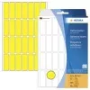 HERMA 2361 keltaiset mattapintaiset pysyvästi itseliimautuvat paperitarrat, 13 x 40 mm, 896 tarraa (32 arkkia x 28)