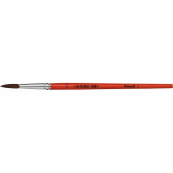Pelikan Sorte 23 pyöreä sivellin koko 10, poninharjas, oranssi lakattu puuvarsi 711077