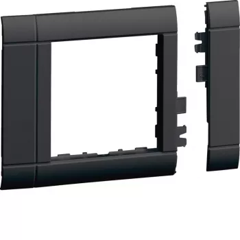 Hager GR0800A9011 kehyskansi OT800 kaapeliläpiviennille, 80mm, grafiitinharmaa (RAL 9011)