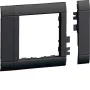 Hager GR0800A9011 kehyskansi OT800 kaapeliläpiviennille, 80mm, grafiitinharmaa (RAL 9011)