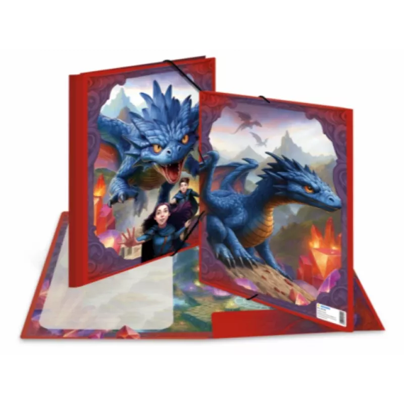 HERMA Dragon kulmakumikansio A3 kartonki 3 sisäläpällä 20143