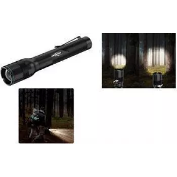 ANSMANN Adventure TA300BF LED-taskulamppu musta vyöklipsillä, 300 lumenia, tarkennettava, IPX4 1600-0761
