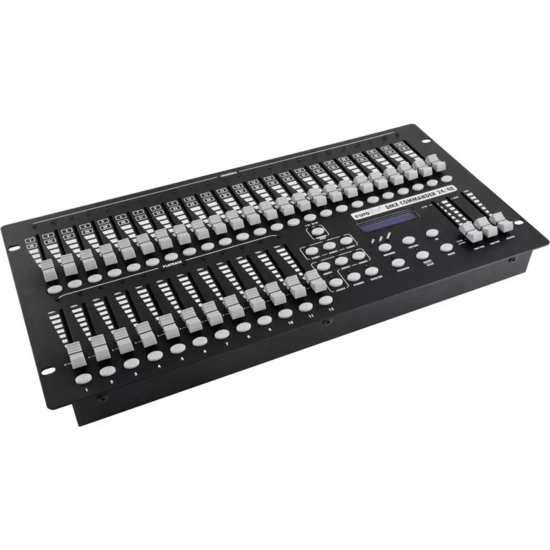 Eurolite DMX Commander 24/48 valonohjaus, 48-kanava, 19 inch rack-asennus 70064550