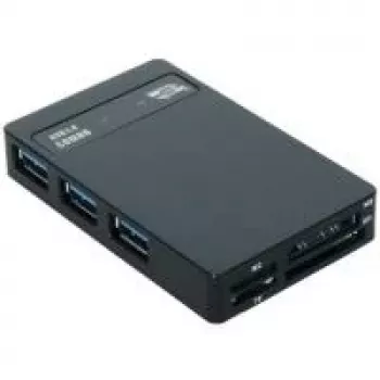 EXSYS EX-1635 USB 3.2 Gen 1 monikortinlukija - musta