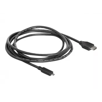 DeLOCK HDMI–Micro-HDMI-kaapeli 2 m, 32 AWG, High Speed Ethernetillä, 4K 82664