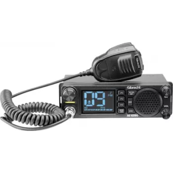 Midland Albrecht AE6390 CB-radio 12/24V 4W AM/FM VOX DIN-asennus 2,4 tuuman näytöllä 12639