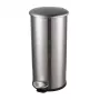 HELIT the zinc poljettava jäteastia 12 L hopea ruostumaton teräs pyöreä Soft-Close H2406500