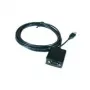 EXSYS EX-1302IS USB–RS-232-sarja-adapteri, FTDI-piirisarja, 0,8 m kaapeli, musta